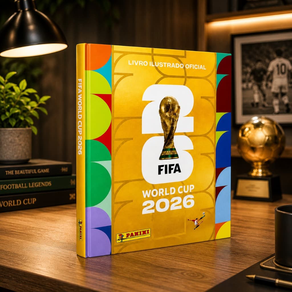 Álbum Capa Dura Copa 2026 FIFA CUP Dourado