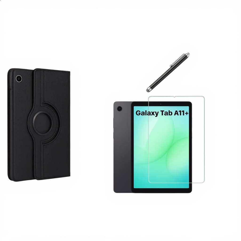 Capa de Couro Giratória Para Tablet Galaxy Tab A11+ Plus (11")