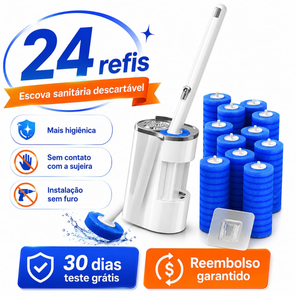 Disposable Toilet and Wall Brush for Bathroom