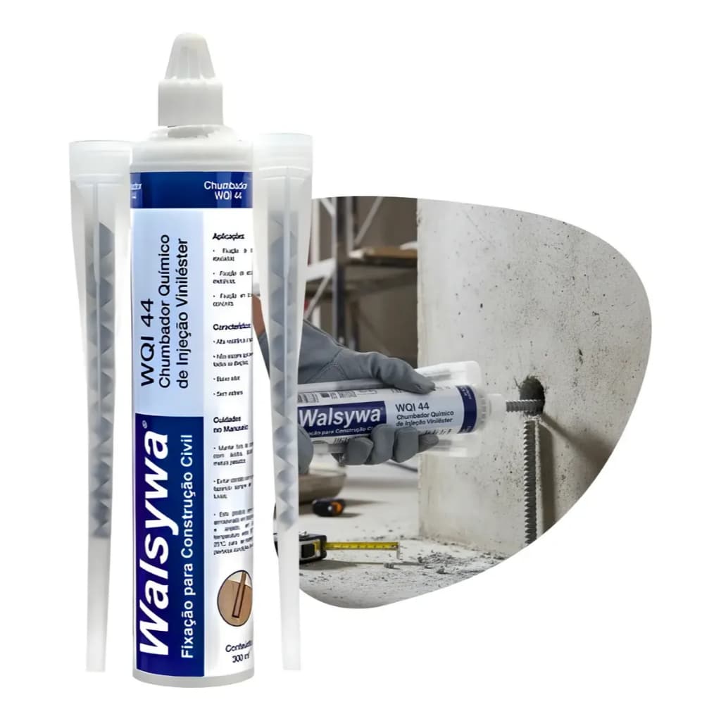 Chumbador Químico Wqi 44 300ml Walsywa - Acompanha 2 Bicos