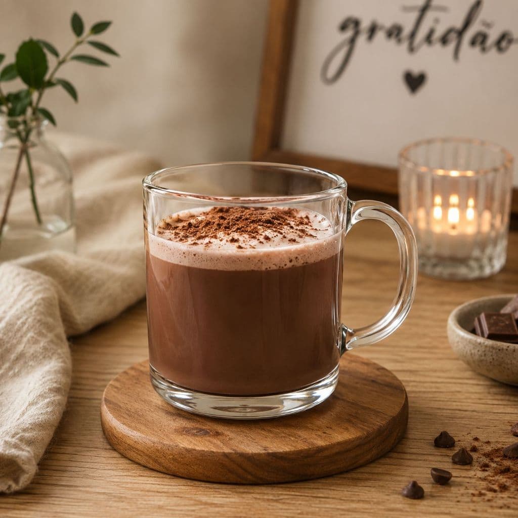 Kit Caneca de Vidro 230ml Transparente com Alça Ideal para Café Chá e Chocolate Quente