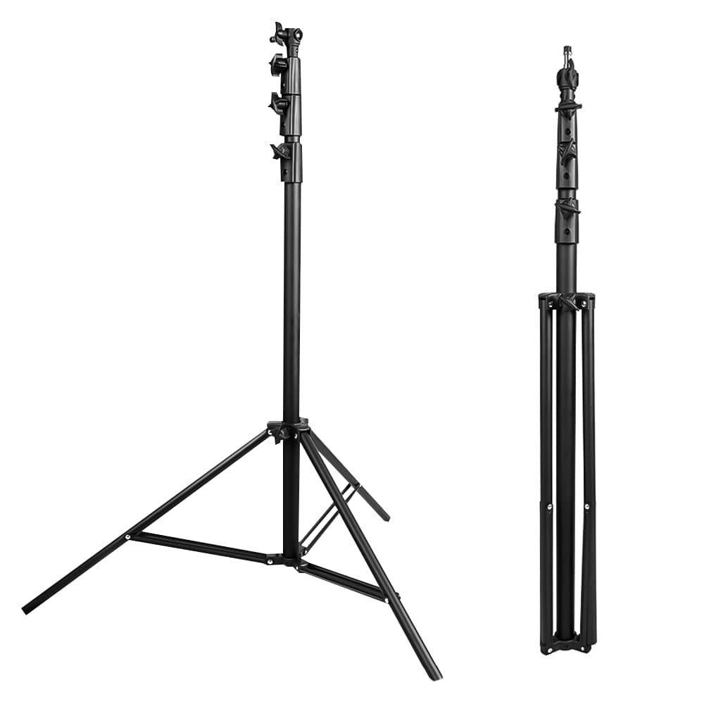 Tripé Iluminação 360cm Suspensão a Ar Reforçado Softbox LED Flash Estúdio