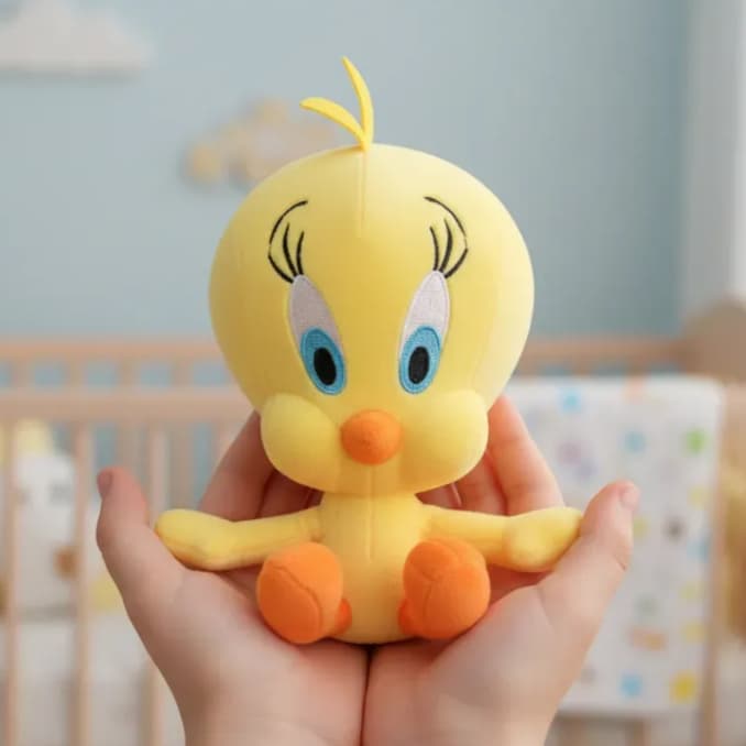 Pelúcia Piu Piu Looney Tunes 20cm Macio Antialérgico Infantil Presente Decoração