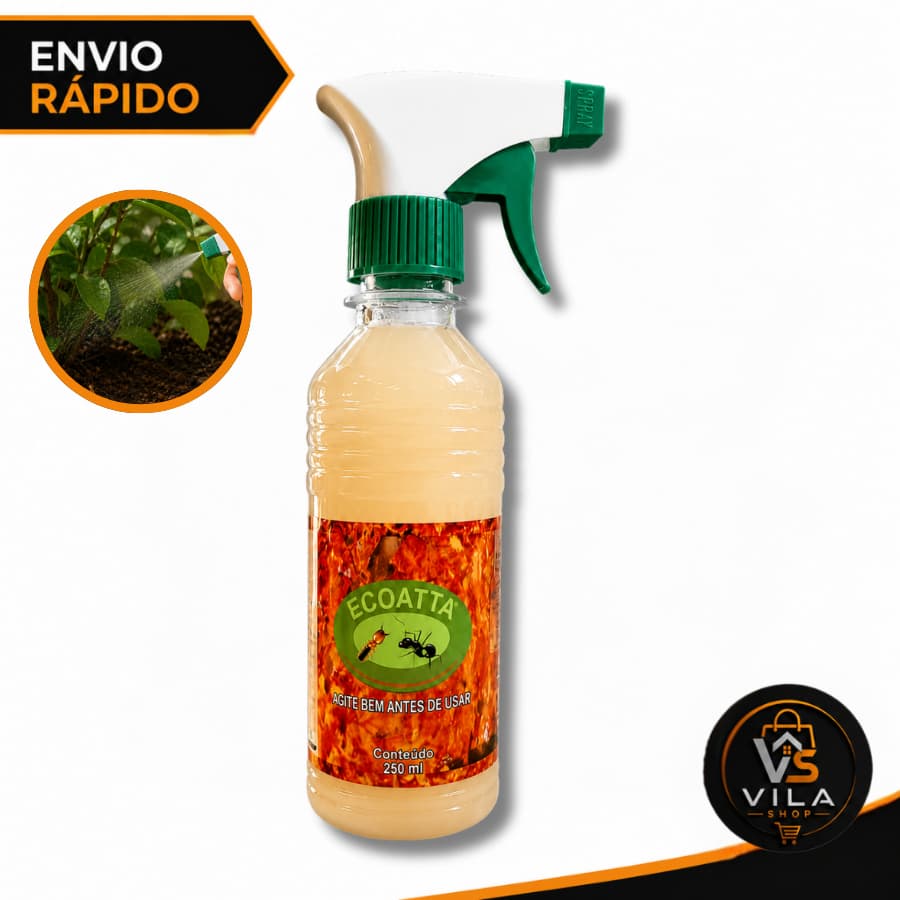 Multi-Inseticida Ecoatta 500ml 250ml ou 30ml Eficaz Contra Formigas e Cupins