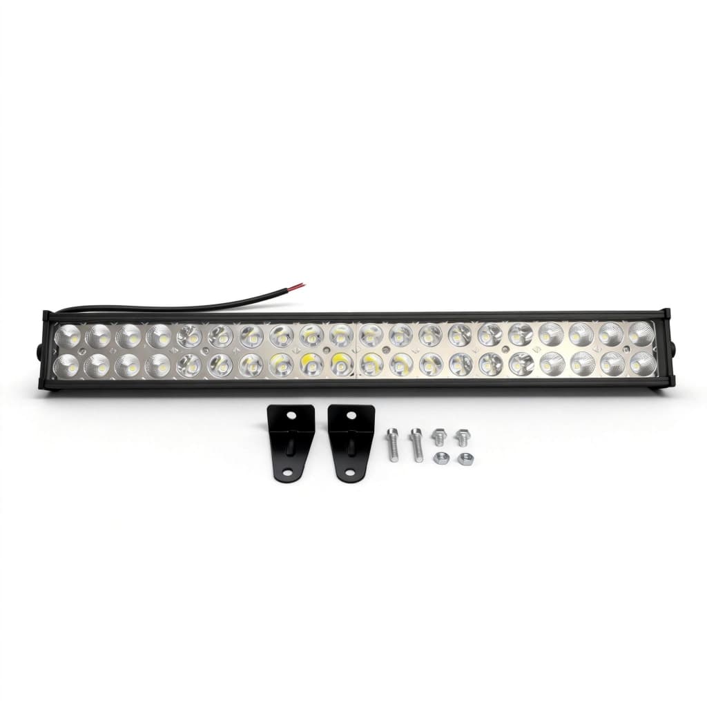 Farol Auxiliar Barra De Led 7D 120w 12v-60v Universal Foco 30º Off Road