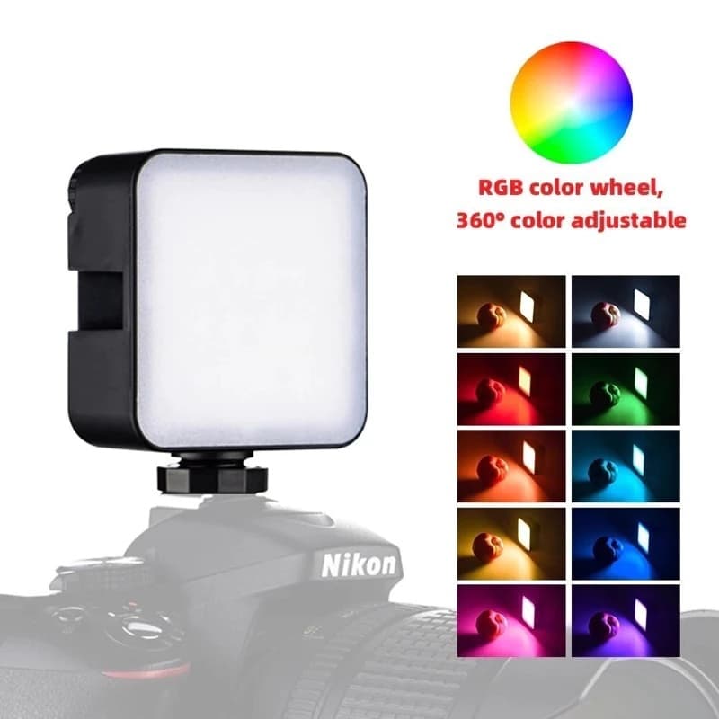 【Brasil Spot Sale】Luz LED RGB Portátil Iluminação Fotográfica e Vídeo