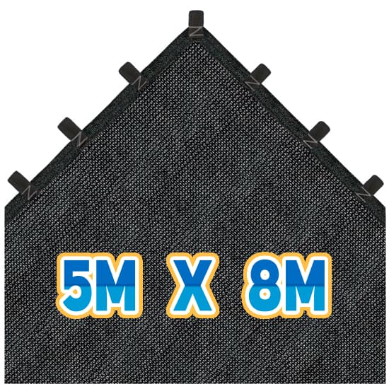 Lona Sombretela 80% 5X8 Carreteiro Caminhão Tela Sombrite Carro Janela Canil Cobertura Retrátil