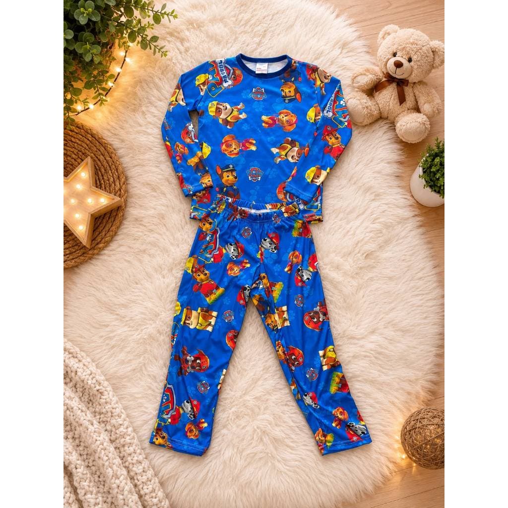 Pijama Infantil Masculino Patrulha Canina – Conforto e Diversão para os Pequenos! 🐾💙