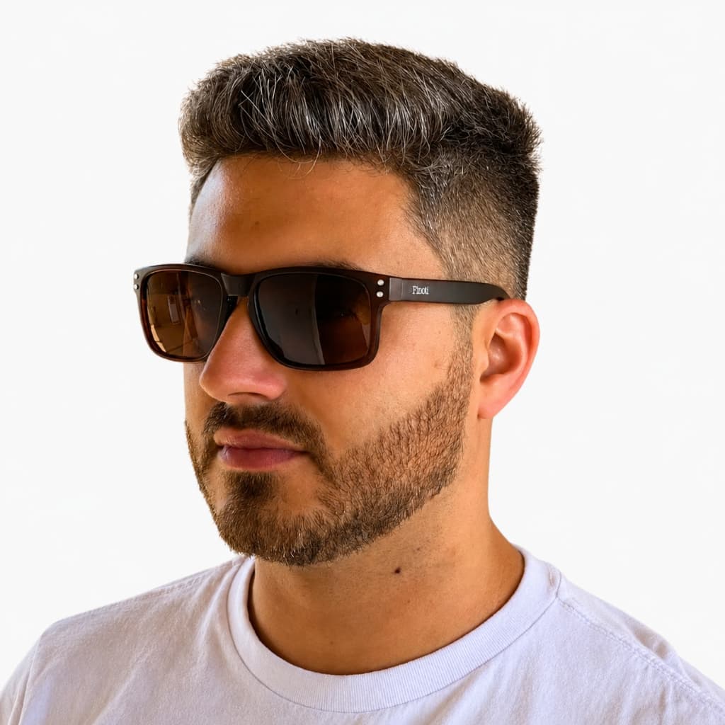 Oculos Masculino Esportivo Preto Polarizado Finoti Original