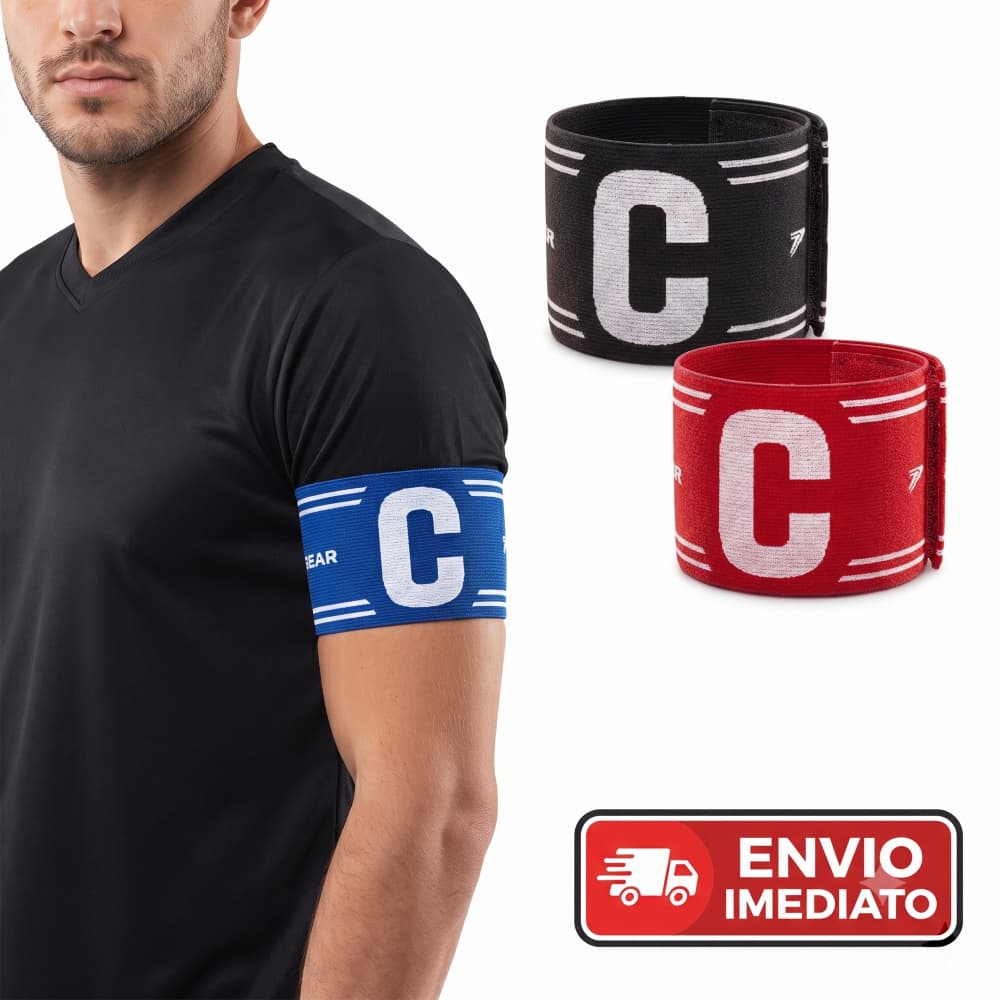 Faixa De Capitão Elástica Braçadeira Poker Ajustável Futebol