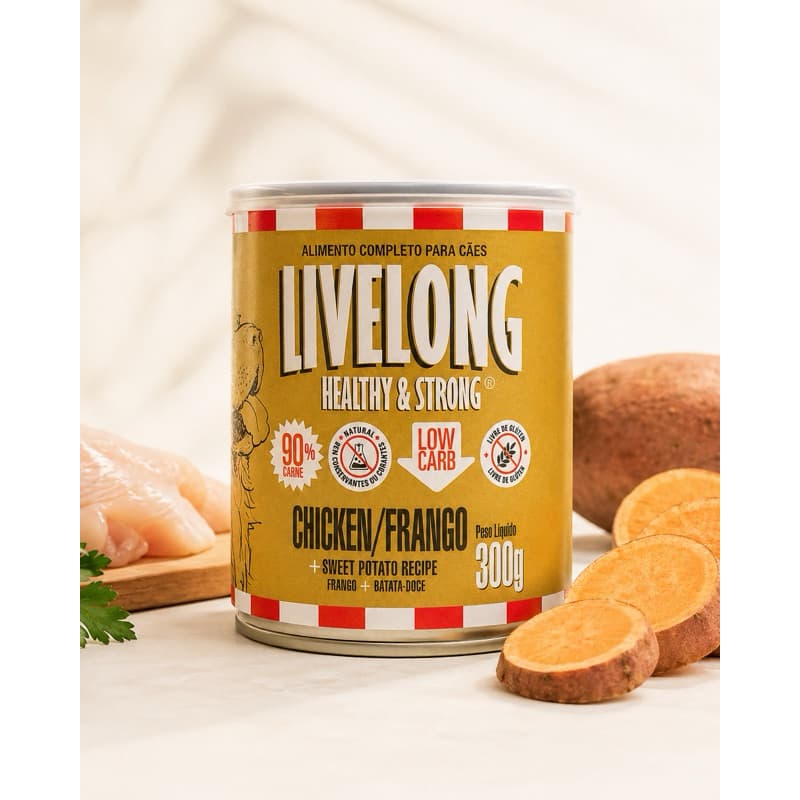 Livelong Healthy & Strong Frango com Batata-Doce 300g