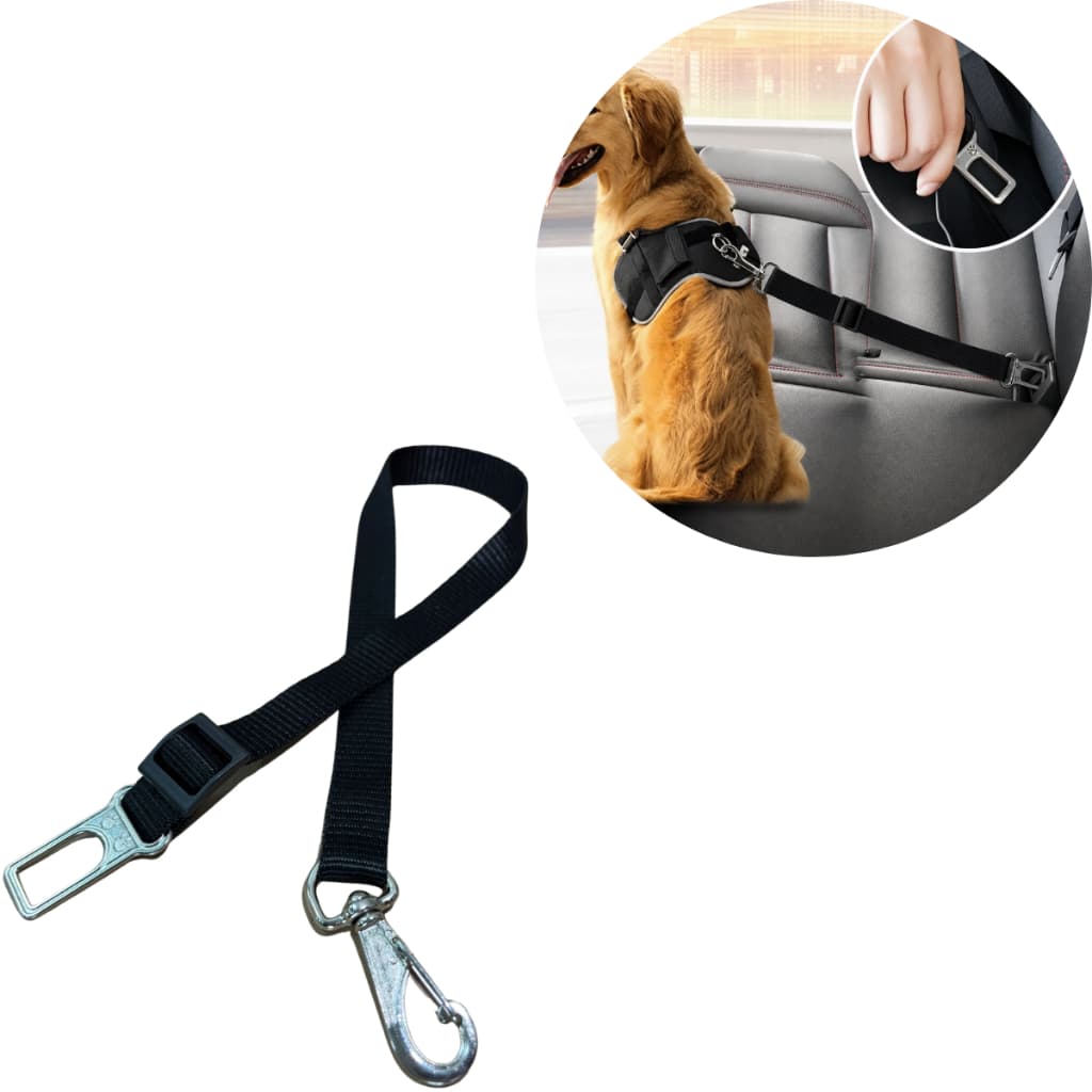Cinto Segurança Ajustavel Para Pet Coleira Universal Cães Gato Passeio Resistente