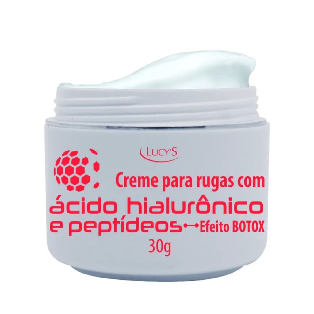 Creme Acido Hialurônico E Peptídeos Anti Rugas Efeito Botox Creme para rugas
