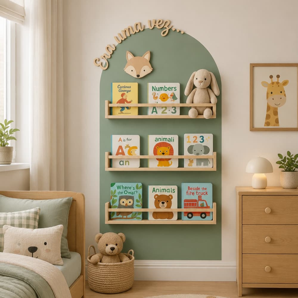 Adesivo de Parede Arco Romano Boho Várias Cores disponíveis para quarto infantil