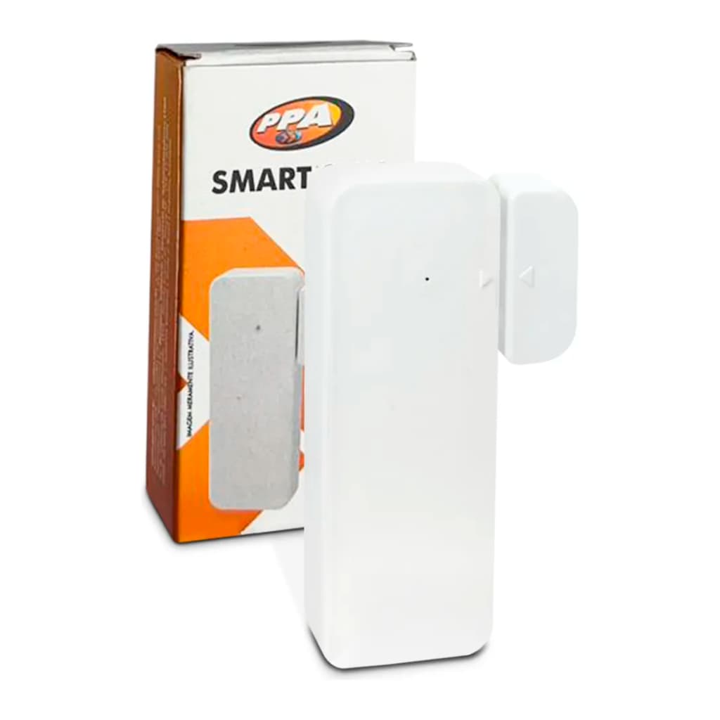 Sensor Magnético Sem Fio Smart Slim PPA Original Para Alarme e Cerca Elétrica