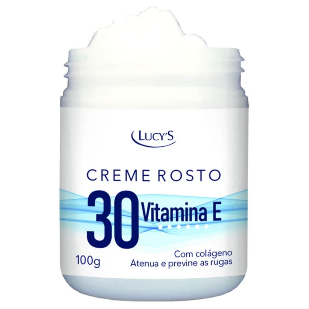 Creme Anti Rugas 30+ Com Vitamina E Concentrado 100g