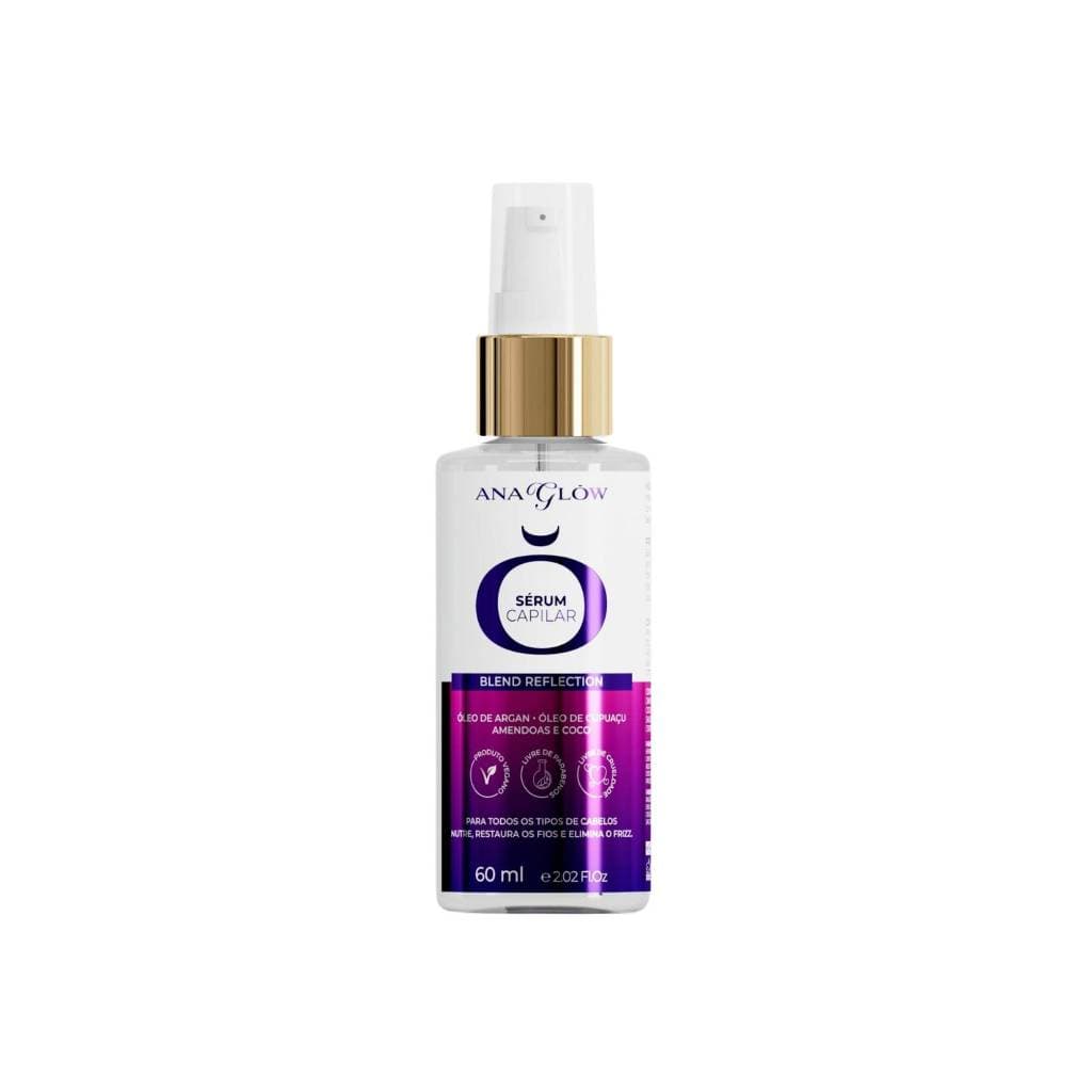 Óleo Capilar Ana Glow Nutritivo e Finalizador com Proteção Térmica 60ml