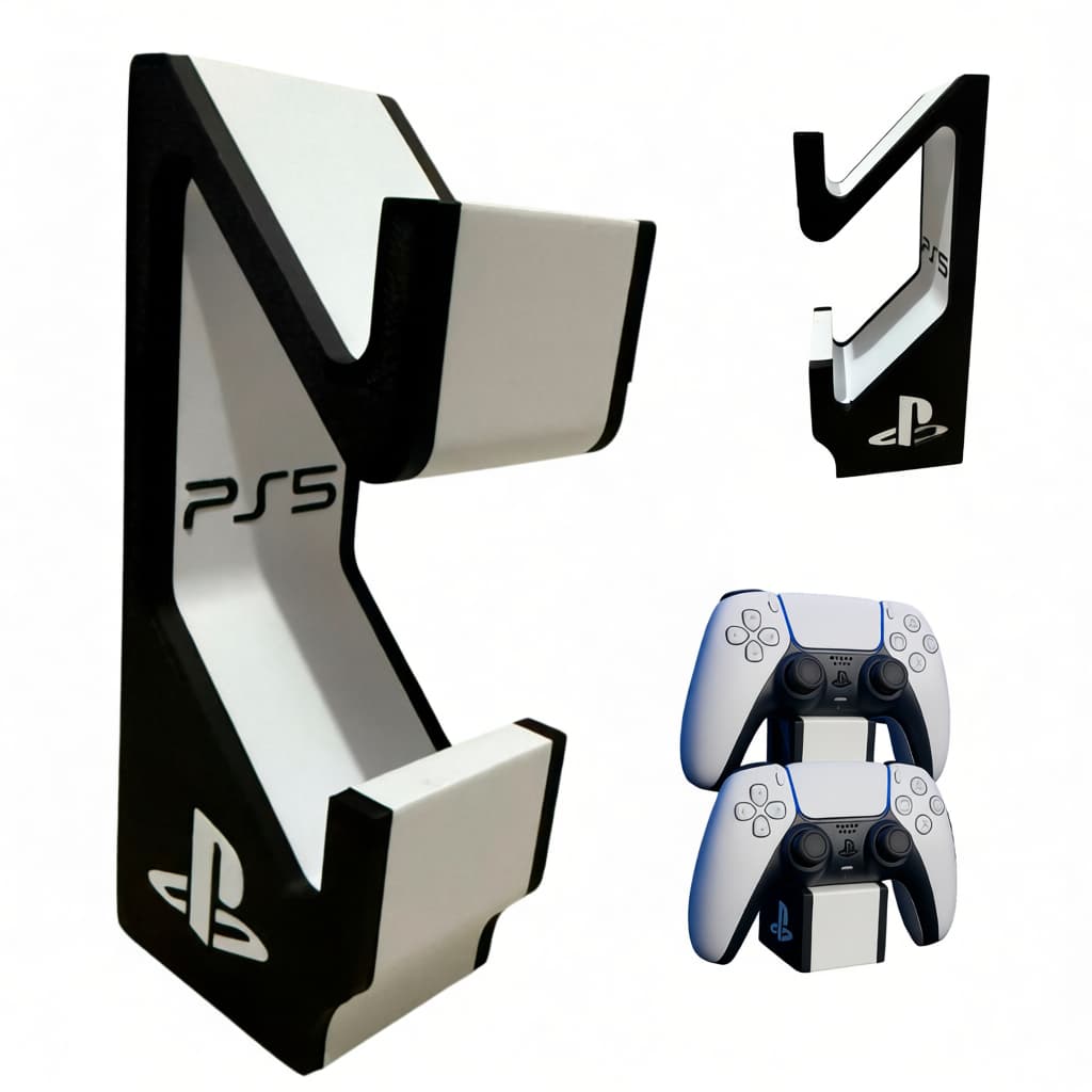 Suporte Duplo Controle PS5 Base Suporte Gamer Organizador DualSense Para 2 Controles Video Game