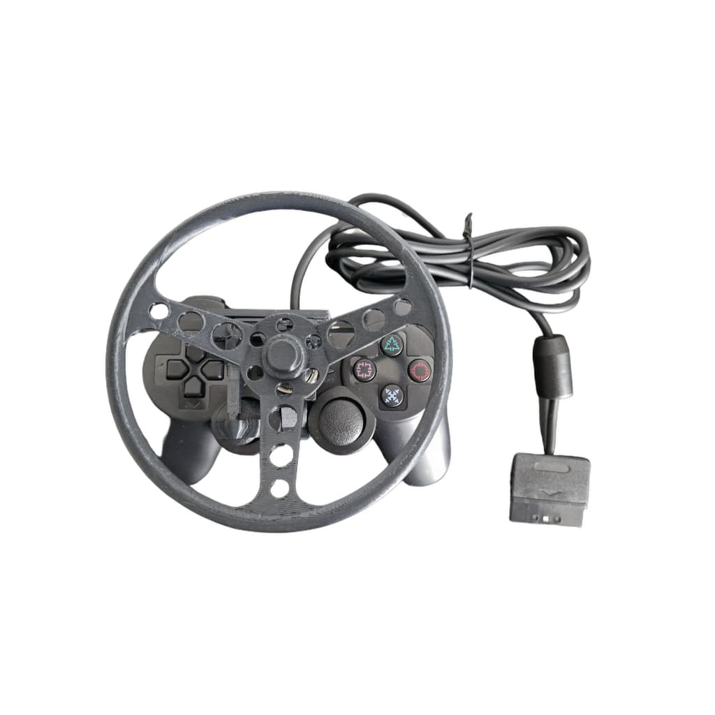 PS2 - Mini Volante V3 Para Controle Ps2 (Qualidade Premium com Camada Reforçada)