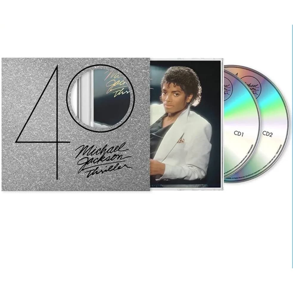 Edição 40 anos Michael Jackson - CD Thriller Deluxe Edition - duplo