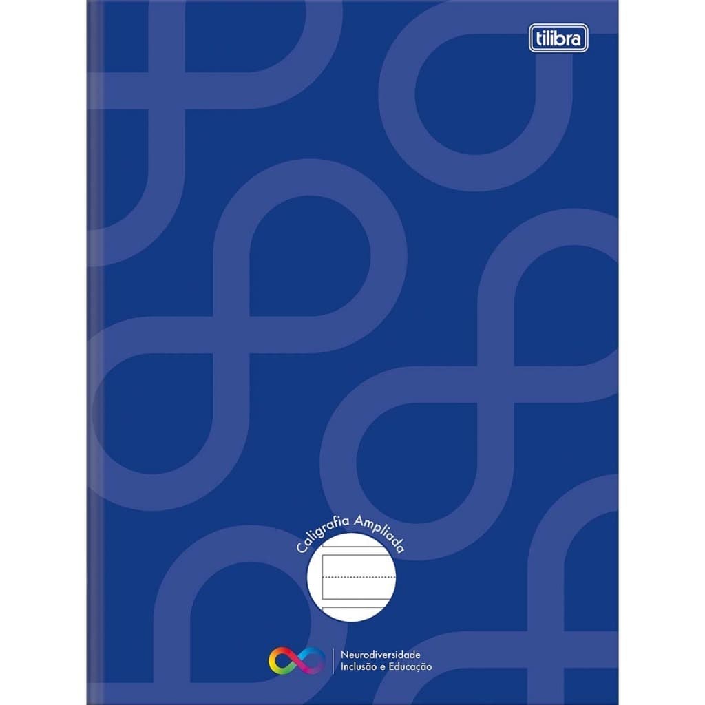Caderno de Caligrafia Pauta Ampliada Grande - Tilibra Neuro