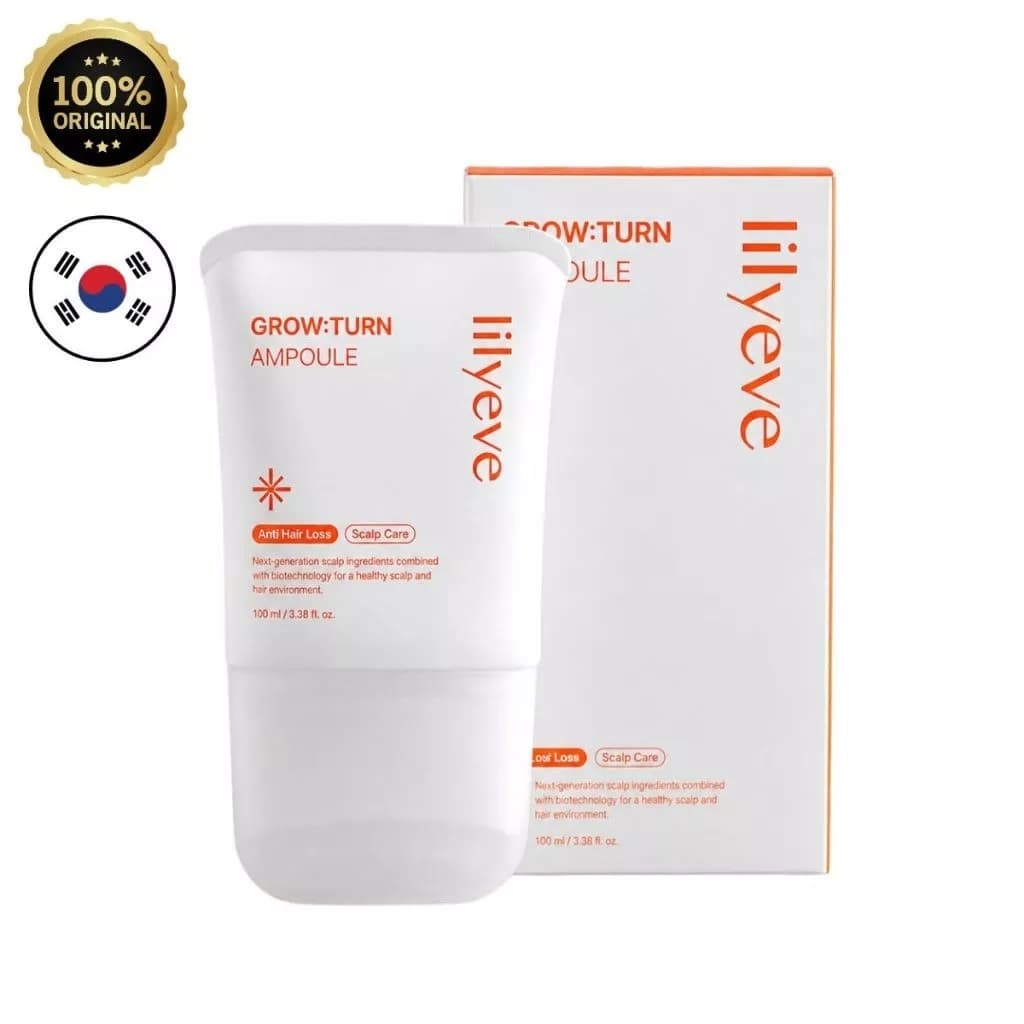 Sérum Crescimento Capilar Coreano Lilyeve Ampoule Grow Turn Original 100ml Com Aplicador Scalp Care