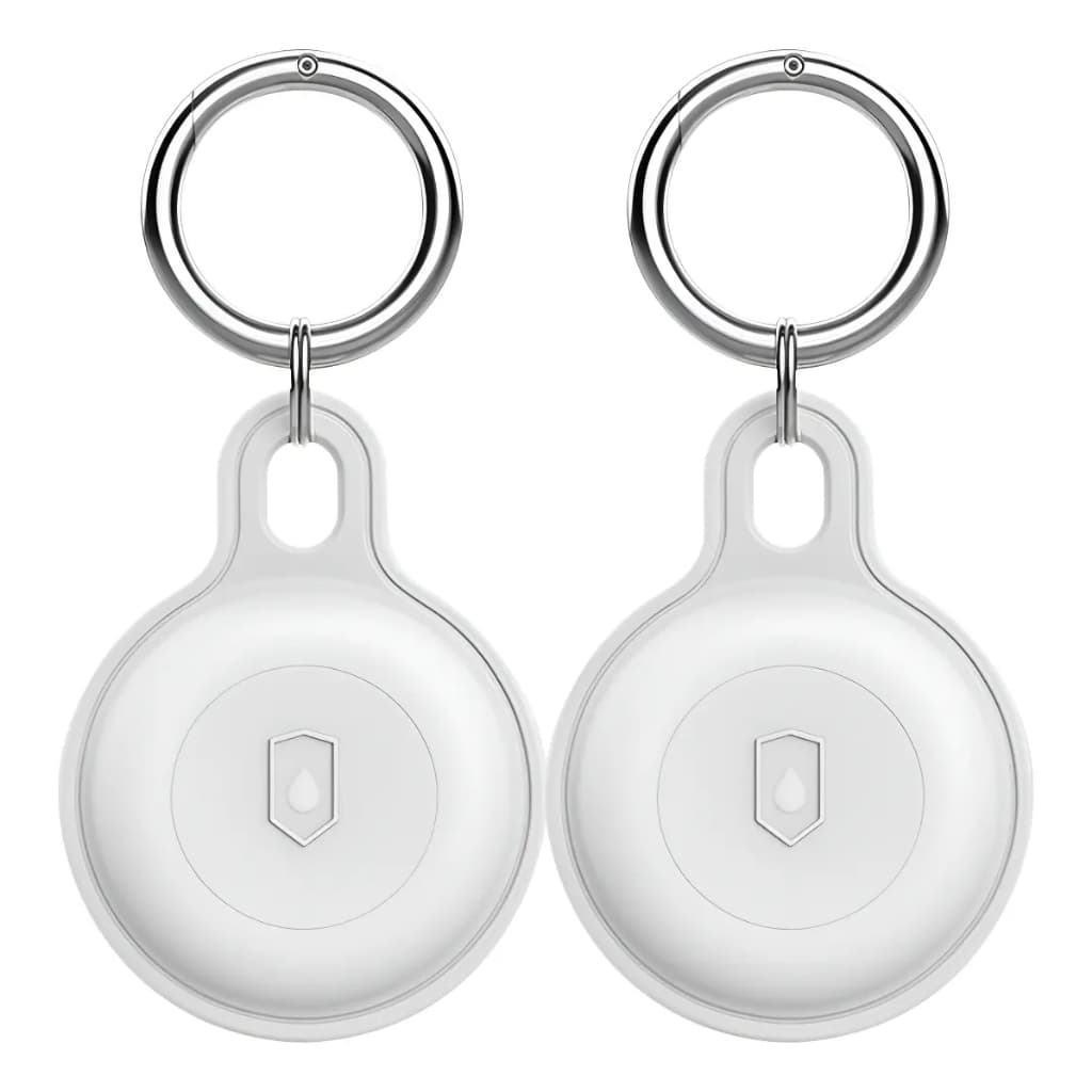Kit 2 Capa De Silicone Rastreador Airtag Apple Com Chaveiro
