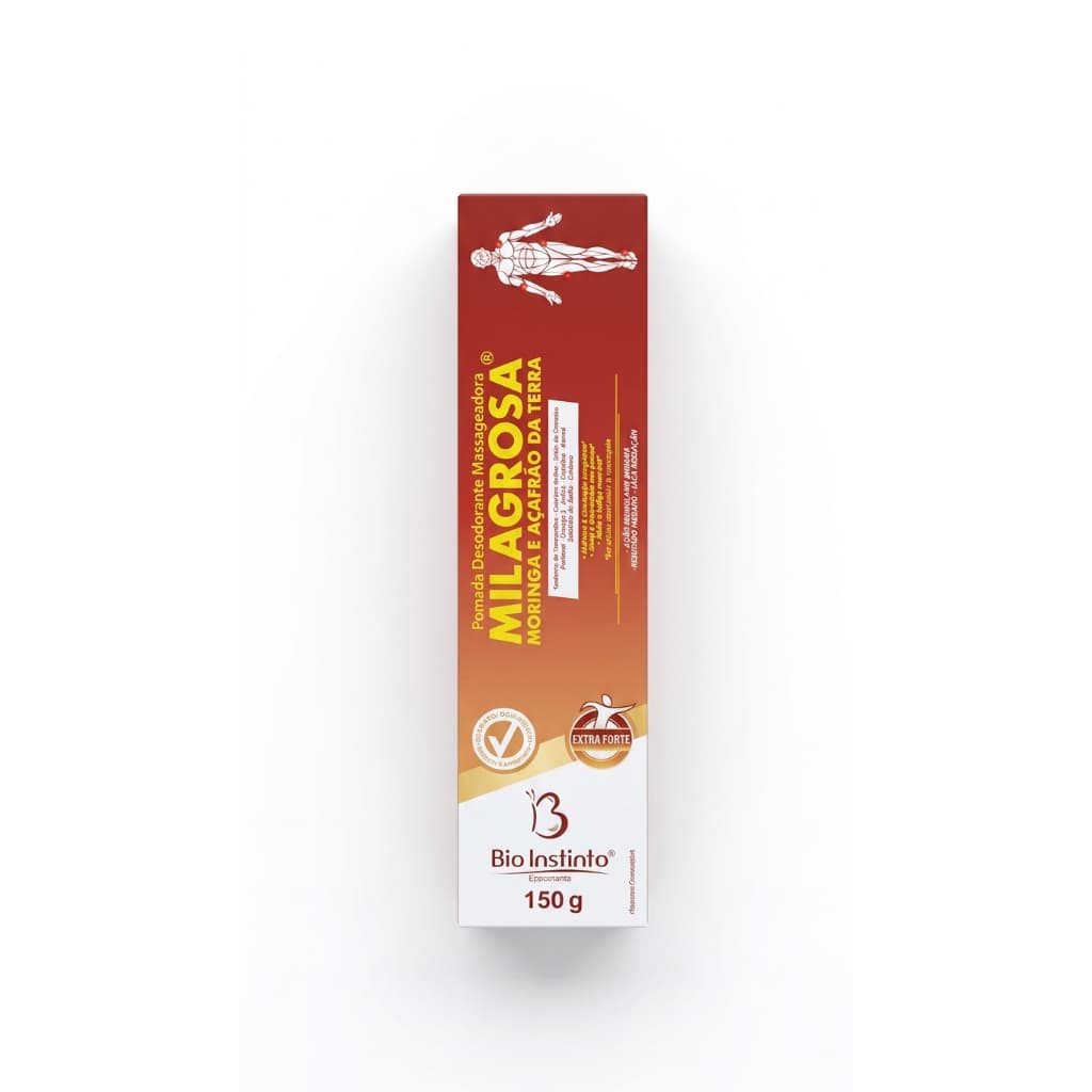 Pomada Milagrosa Moringa e Açafrão da Terra Bio Instinto - Alívio de Dores 150g