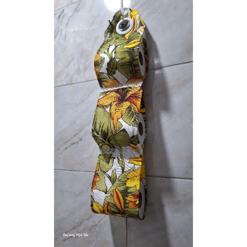 porta papel higiênico de artesanato