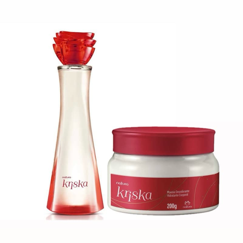 Kit Kriska Tradicional perfume + mousse hidratante corporal