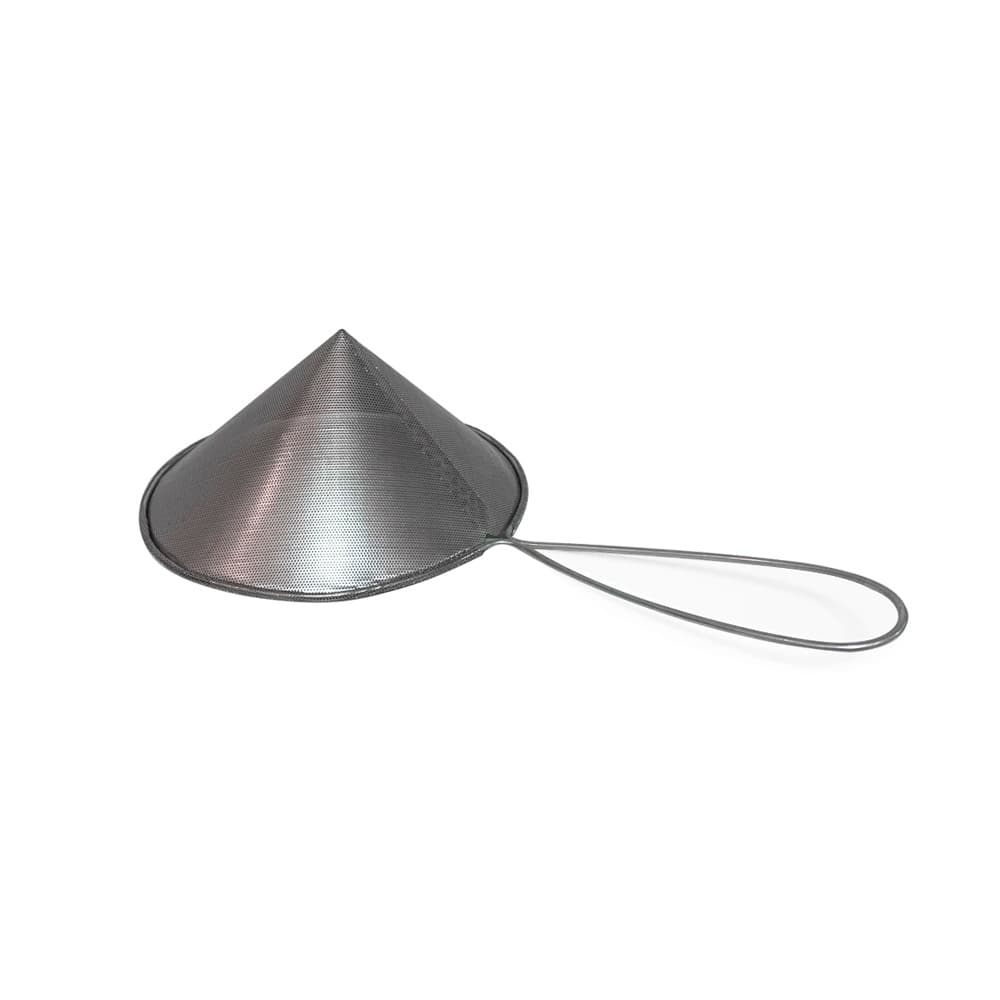 Peneira Cônica Inox 17 x 10 Edelcio - Chinoy Para Coar Óleo e outros