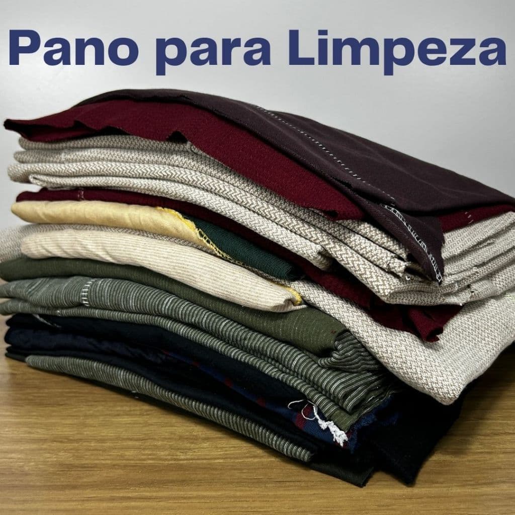 Retalho Pano para Limpeza Colorida para oficina, indústria - Pedaços de 20 a 60cm