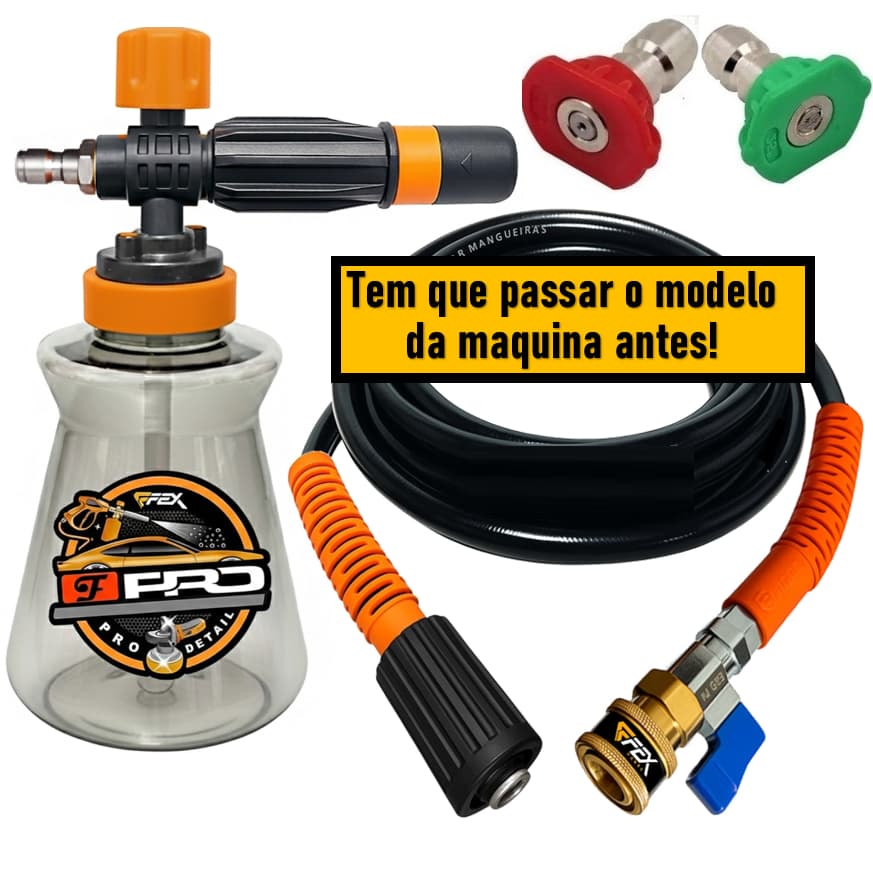 Mangueira Bico Registro Engate Rápido Electrolux Power Wash snow foam UWS2200 UWS2250EWS1800 EWS2200 EWS31 UWS31