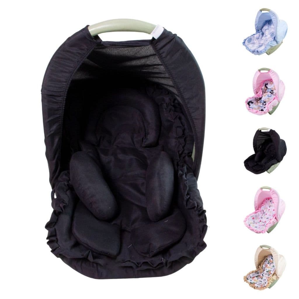 Capa De Bebê Conforto C/ Capuz E Apoio Redutor Menina Menino