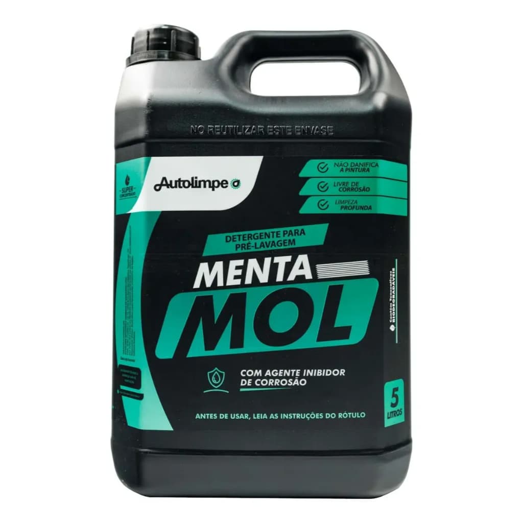 Lava Autos Automotivo Menta Mol 5 Litros Pré-lavagem Autolimpe