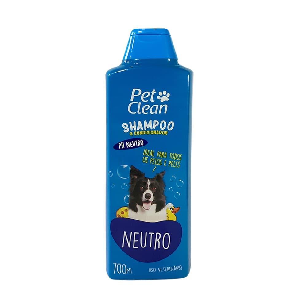 Shampoo e Condicionador Pet Shop para Cachorro e Gato Pet Clean - 700 ml