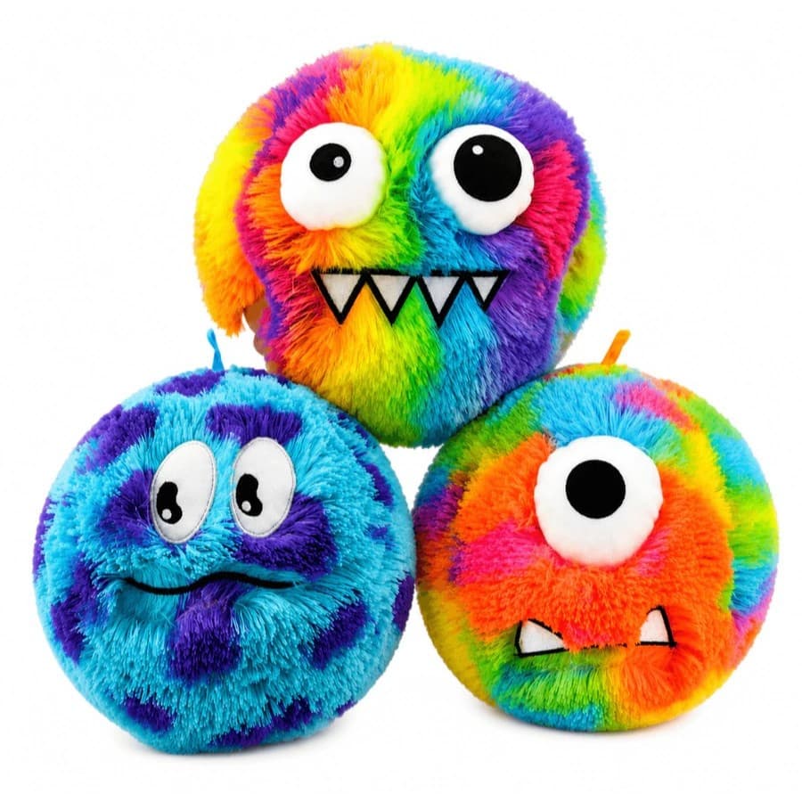 Pelúcia Bola Inflável Malucos Sortido Brinquedo Divertido Colorido Antiestresse Presente Criança