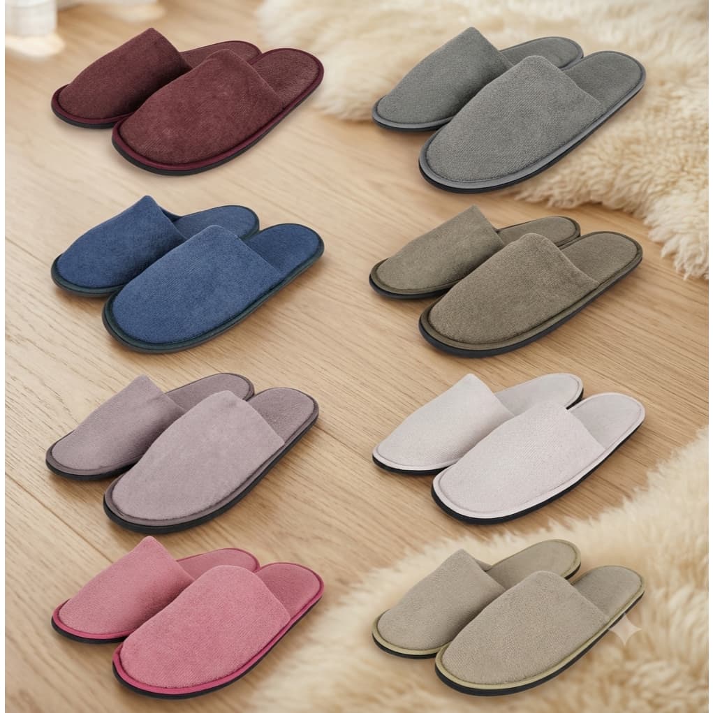 Pantufa Adulta Unissex Chinelo Forrada Color Macia Slim