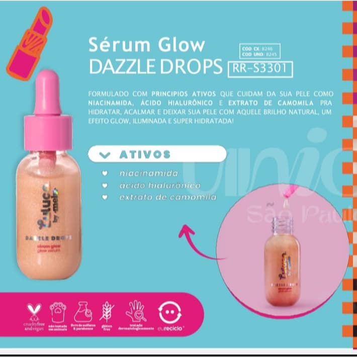 Sérum Glow Dazzle Drops Luluca By Melu