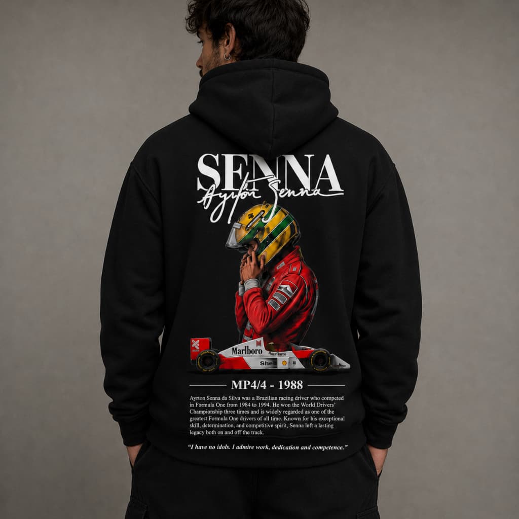 Moletom Senna Masculino Unissex Flanelado Canguru com Capuz Blusa de Frio Casaco de Inverno Bolso Premium Confortável