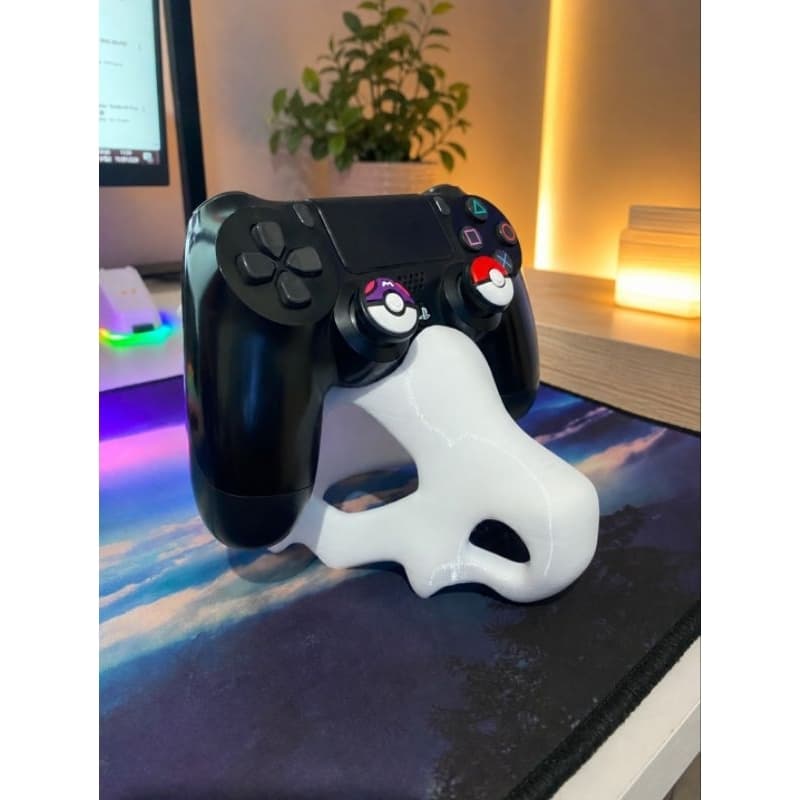 Suporte para Controle Gamer – Modelo Caveira Ps5 e Ps4