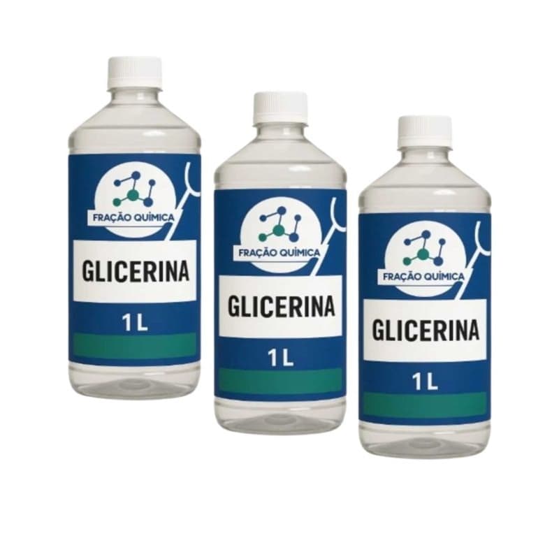 glicerina vegetal bi-destilada pura original 1L, 2L ou 3L para Sabonete artesanato