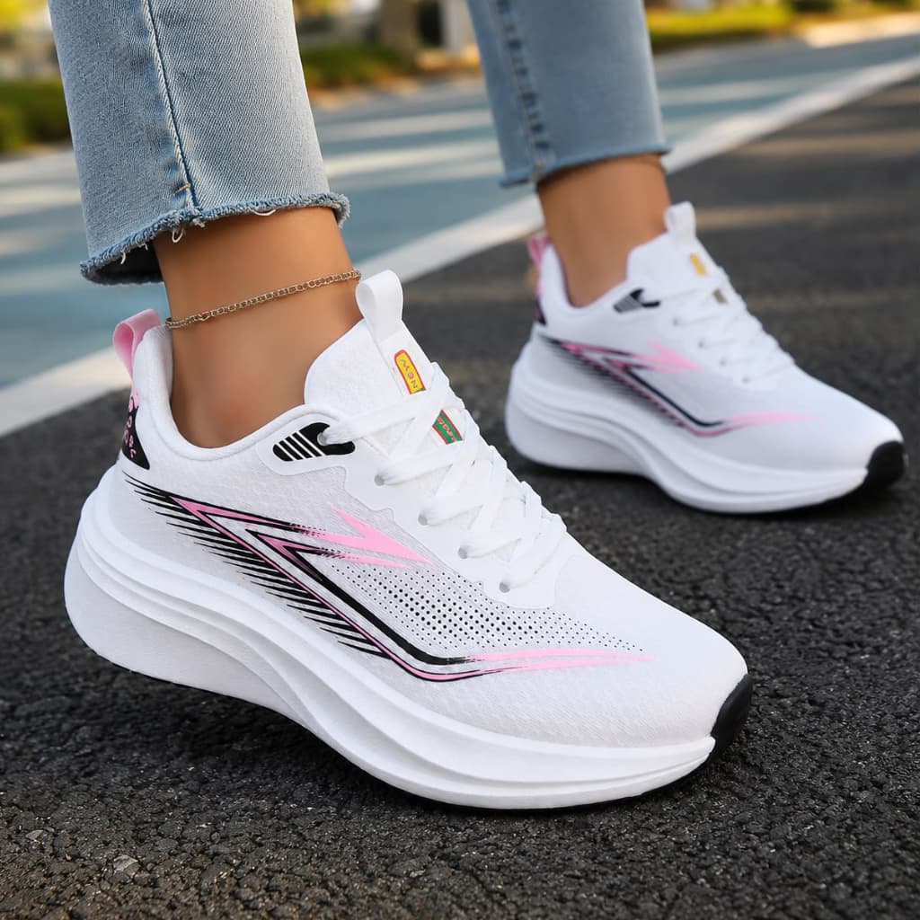 Tênis Feminino Pra Academia Caminhada Adulto pro dia a dia Leve e Macio Shoes Taylor Run do 34 ao 39