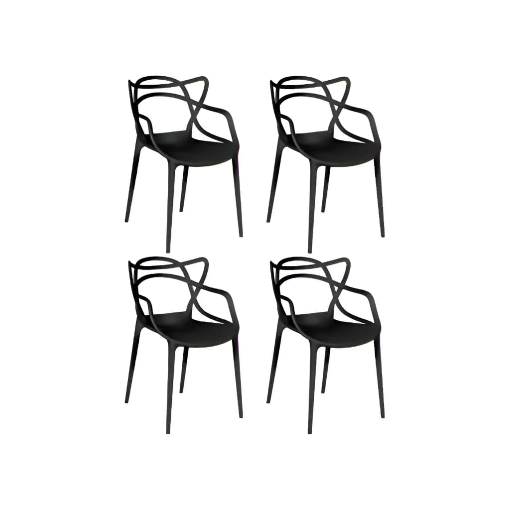 Cadeira Allegra Design Italiano Kit 2 4 6 8 Cadeiras Reforçada para Mesa de Jantar Escritório Varanda Promoção Shopee