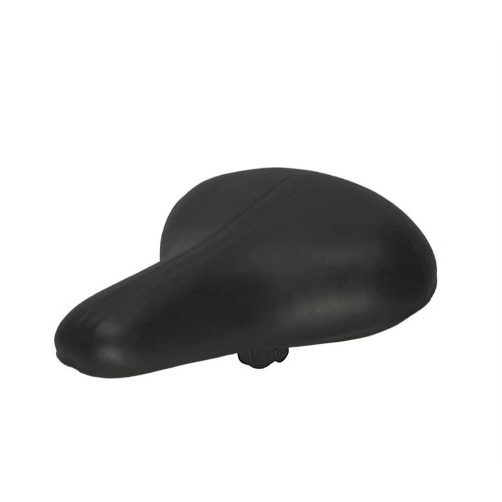 Selim Sueco Comfort 2 Molas Passeio Banco Preto Circular Monark Caloi
