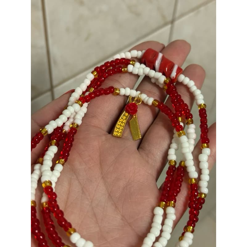 Guia de Proteção Maria Navalha - Pingente navalha com flor - Umbanda e Candomblé