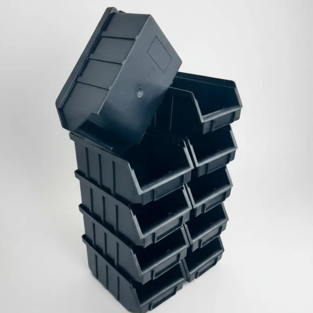 kit c/ 10un Bin Organizador Gaveteiro Caixa N°4 Encaixável
