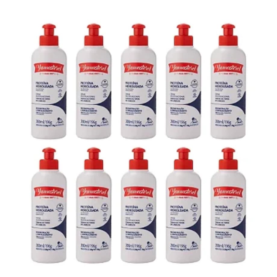 Kit com 5 Yamasterol Branco Proteína Hidrolisada 200ml