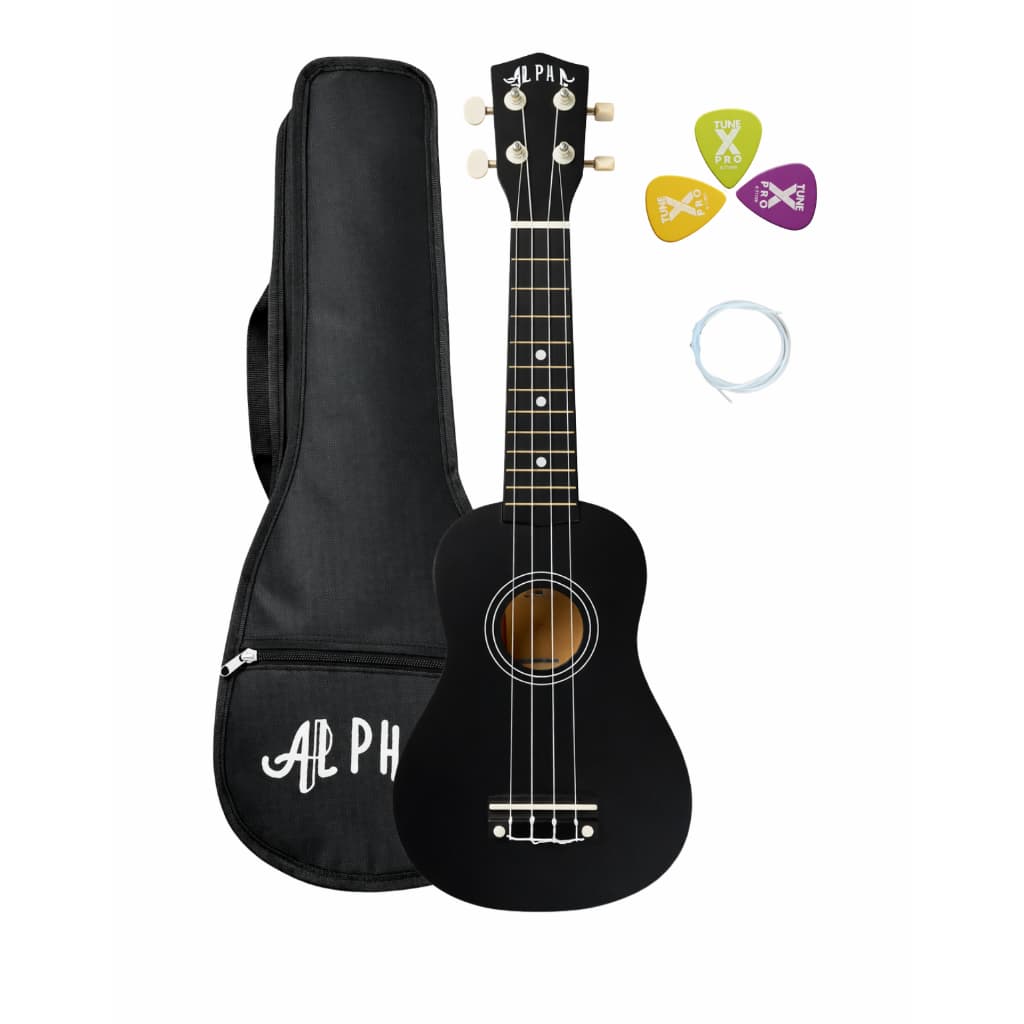 Kit Ukulele Soprano Acústico Para Iniciante Fácil Colorido com Bag e Palhetas