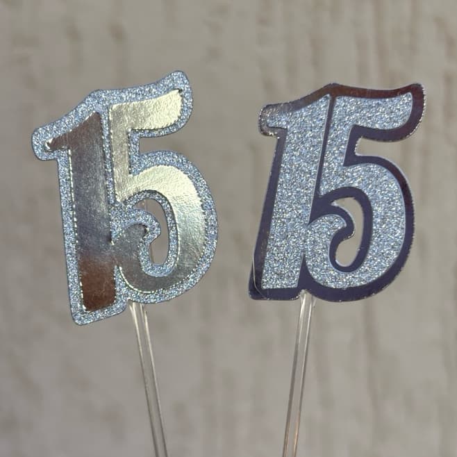 50 TOPPER DE DOCES 15 ANOS - DECORAÇÃO 15 ANOS -  ANIVERSÁRIO 15 ANOS - DEBUTANTE